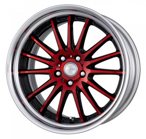 XSA 05C Black Clear Red (BCR) Step Rim