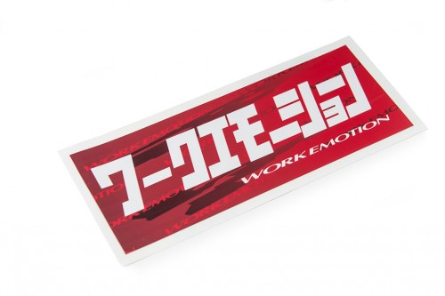 Emotion Katakana Sticker Red/White (W140025)