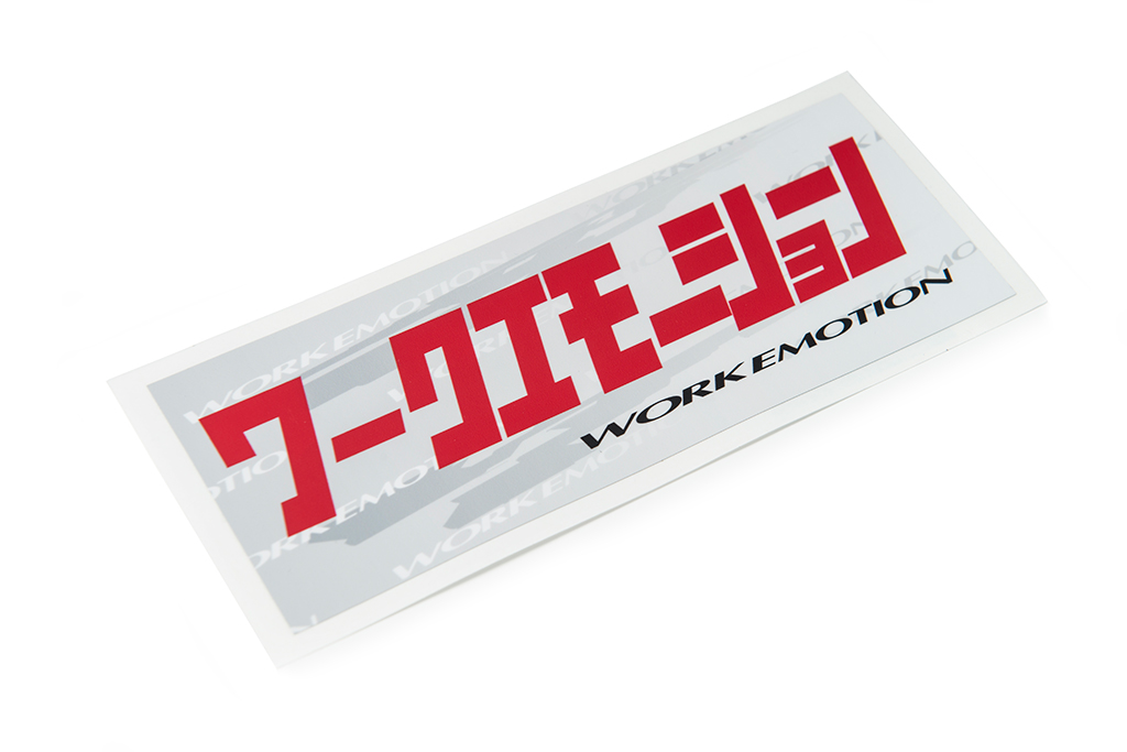 Emotion Katakana Sticker White/Red (W140026)