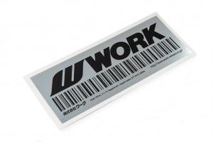 WORK Barcode Sticker (W140005)