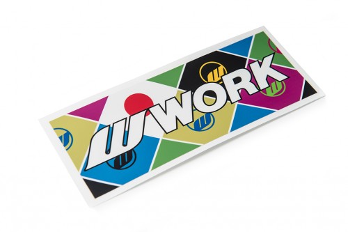 WORK Flag Sticker (W140004)