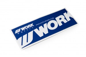WORK Sticker Blue/White (W140002)