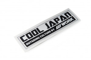 Cool Japan Box Sticker Black