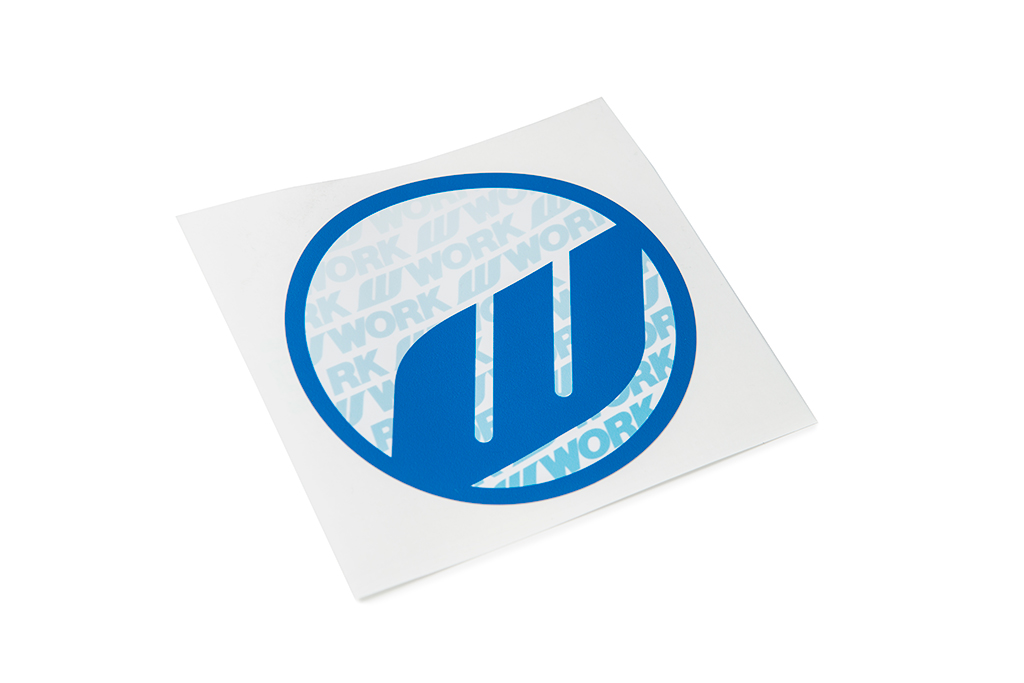 WORK Circle Sticker Blue (W140008)