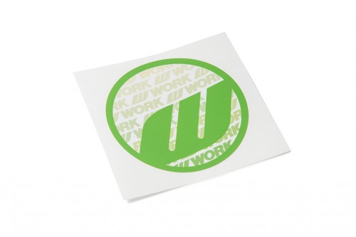 WORK Circle Sticker Green (W140009)