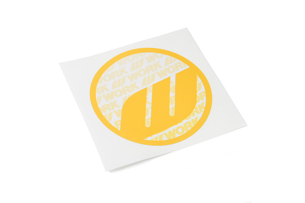 WORK Circle Sticker Yellow (W140010)