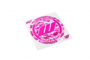 WORK Circle Camo Sticker Pink (W140015)