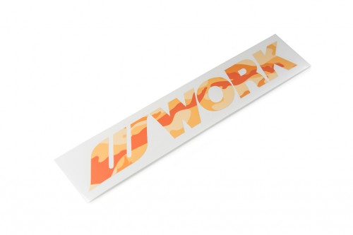 WORK Camo Sticker Orange (W140036)