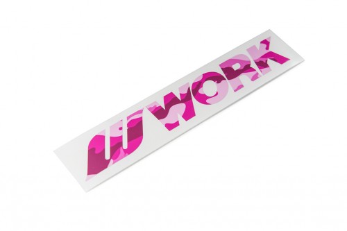 WORK Camo Sticker Pink (W140037)