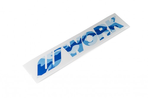 WORK Camo Sticker Blue (W140038)