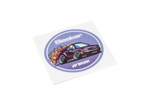 Seeker Oval Sticker Purple (W140040)