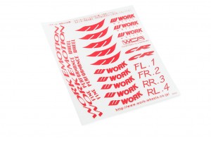 Emotion CR Kai Decal Sheet Red (