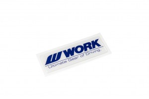 WORK Dome Decal White/Blue
