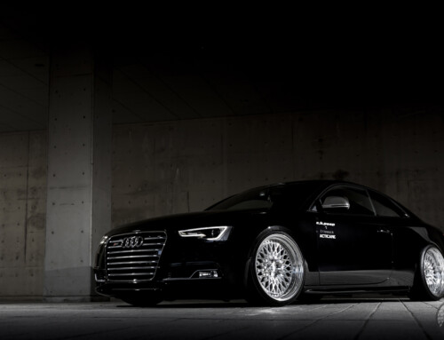 CH PEEP Audi S5 on WORK Gran Seeker CCX in Machine Silver Polish (MSP) Finish – Photo by WORK Wheels Japan