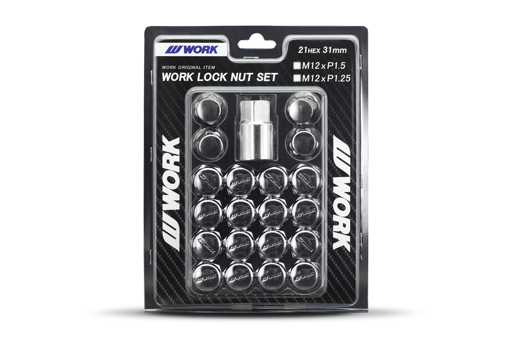 WLN Type Closed End Lug Nuts M12 Chrome