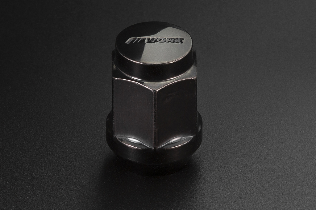 WLN Type Closed End Lug Nuts M14 Black - Image 2