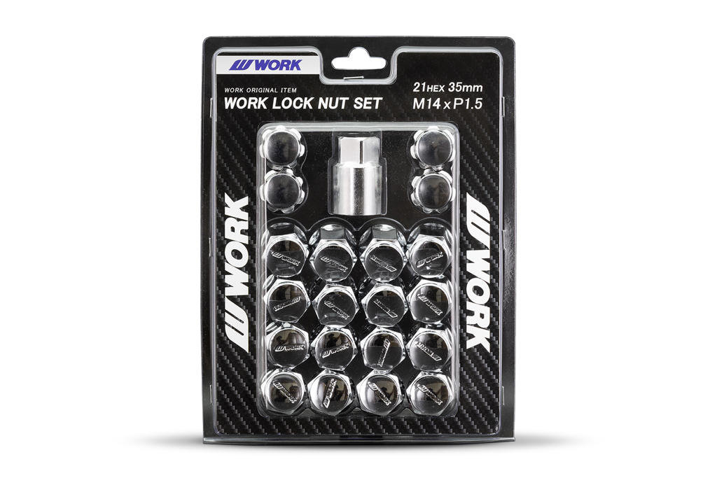 WLN Type Closed End Lug Nuts M14 Chrome